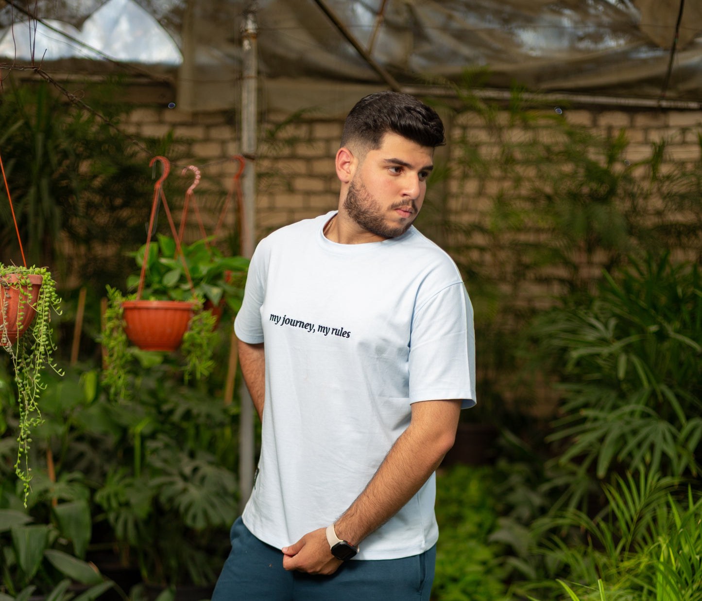My Journey My Rules T-shirt (baby blue)