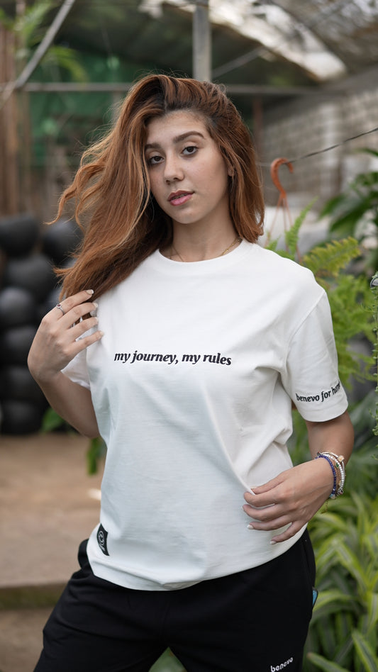 My Journey My Rules T-shirt (White)