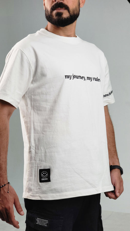 My Journey My Rules T-shirt (White)