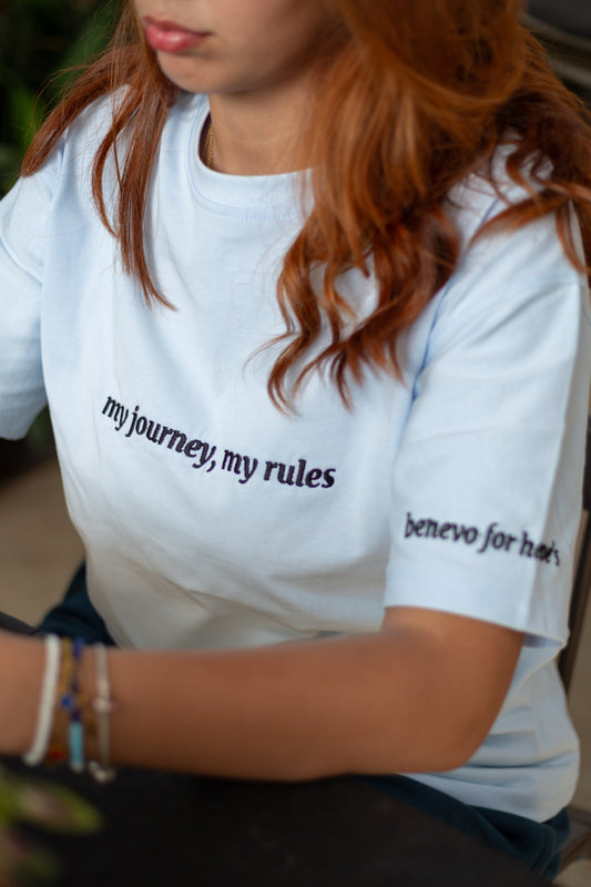 My Journey My Rules T-shirt (baby blue)